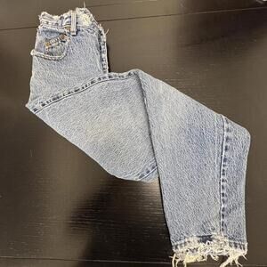 Size 11 Vtg‎ 80s Zena USA High Rise Acid Wash Distressed Y2K streetwear Jeans